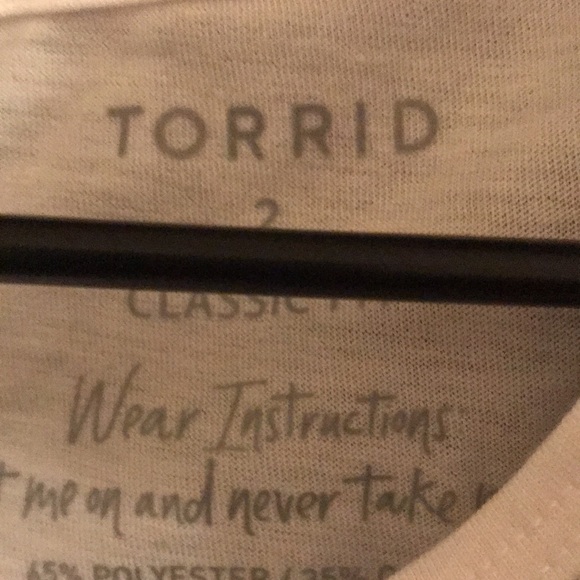 NWT Torrid Classic Fit White Tank Top Size 18/20 - Picture 4 of 7